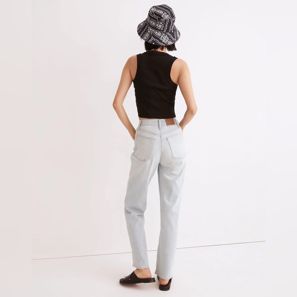 Madewell The Perfect Vintage Straight Jean in Mosedale Wash Women’s Size 28 - Picture 4 of 16